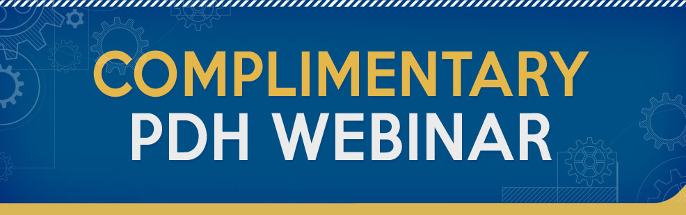 Complimentary PDH Webinar